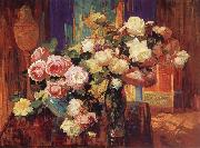 Franz Bischoff Roses n-d oil painting reproduction
